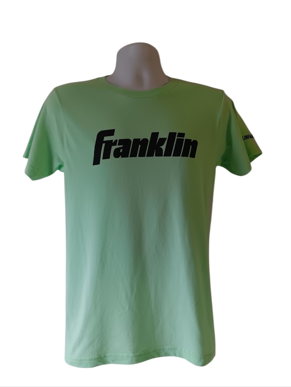 Franklin men's light green short-sleeve activewear t-shirt size S